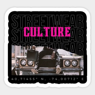 streetwear culture Sticker